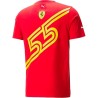 Camiseta edición especial Ferrari RP Sainz para hombre roja