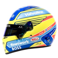 Fernando Alonso 2024 Mini casco Bell scala 1:2.