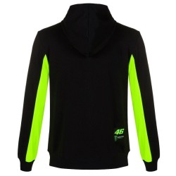 VR46 hombre sudadera con cremallera monza negro