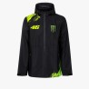 VR46 monster chaqueta lluvia negra