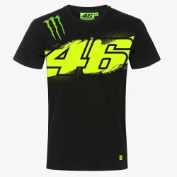 VR46 camiseta hombre monster monza negra