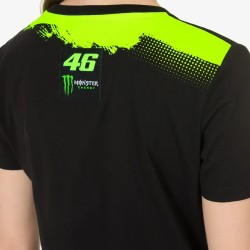 VR46 camiseta mujer monster monza color negro