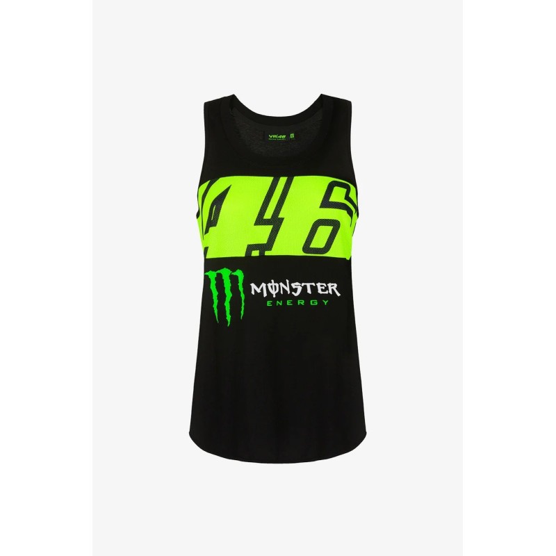 VR46 camiseta sin mangas para mujer en color negro