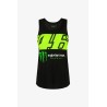 VR46 camiseta sin mangas para mujer en color negro