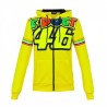 VR46 niños the doctor con cremallera completa sudadera con capucha amarilla