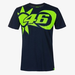 VR46 hombre sole & luna camiseta azul