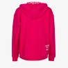 VR46 mujer  con cremallera completa sudadera con capucha rosa