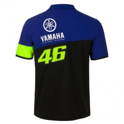 VR46 polo de carreras para hombre en color azul