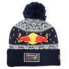 Gorro navideño con borla Red Bull Newera azul marino