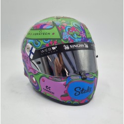 Valtteri Bottas 2024 Mini helmet Special AUSTIN GP. STILO escala 1:2