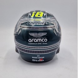 Lance Stroll 2024 Mini helmet general. STILO escala 1:2