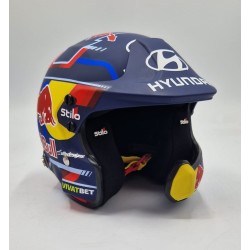 Ott Tänak 2024 Mini helmet Hyundai Motorsport. STILO escala 1:2