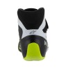 TECH-1 KX V3 botas FIA negro blanco amarillo flúor