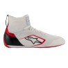 Supertech botas Alpinestars FIA/SFI -Blancas / Rojas / Negras