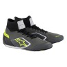 Supertech botas Alpinestars FIA/SFI -Gris / Negro / Blanco / Amarillo Fluor