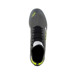 Supertech botas Alpinestars FIA/SFI -Gris / Negro / Blanco / Amarillo Fluor