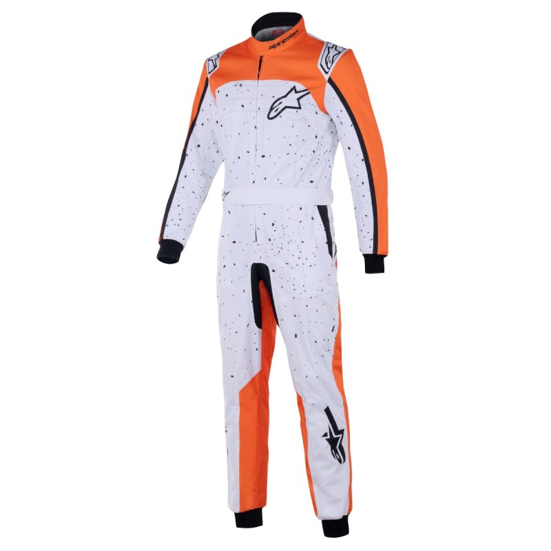 KMX-9 V3 suit blanco naranja negro