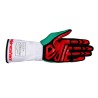 TECH-1 KV3 gloves blanco verde brillante rojo