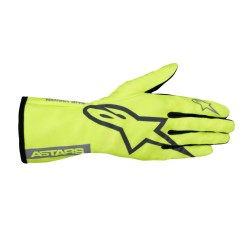 TECH-1 K RACE V2 guantes PURE amarillo flúor gris medio oscuro plata