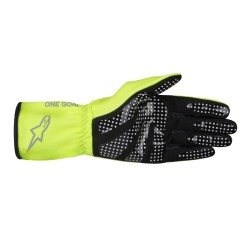 TECH-1 K RACE V2 guantes PURE amarillo flúor gris medio oscuro plata