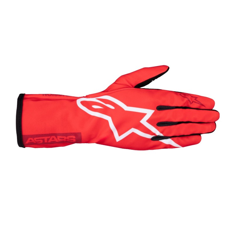 TECH-1 K RACE V2 guantes PURE rojo blanco burdeos