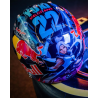 Yuki Tsunoda mini helmet 2024 GP SPA. ARAI escala 1:2