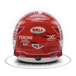 Charles Leclerc 2024 Mini Helmet Bell escala 1:2