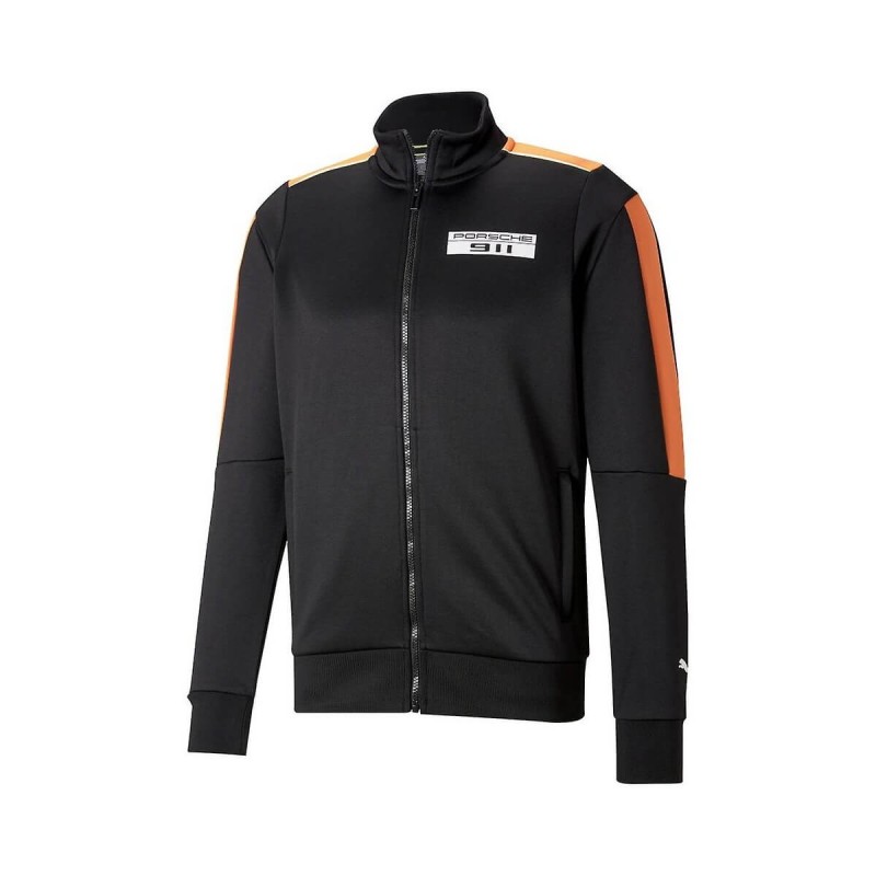 Sudadera Porsche Legacy Puma  negra con cremallera