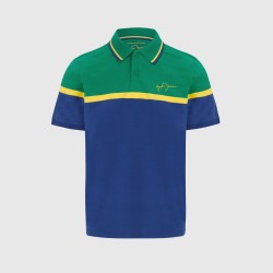 Polo con los colores de Ayrton Senna