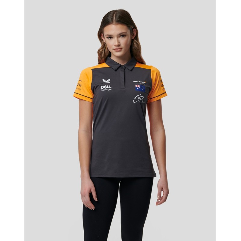 Polo McLaren Daniel Ricciardo Gris Mujer