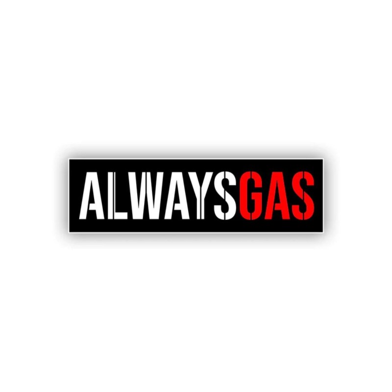 Pegatina de AlwaysGas de 100 mm