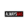 Pegatina de AlwaysGas de 100 mm