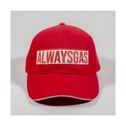 Gorra AlwaysGas Baseball Parche Roja