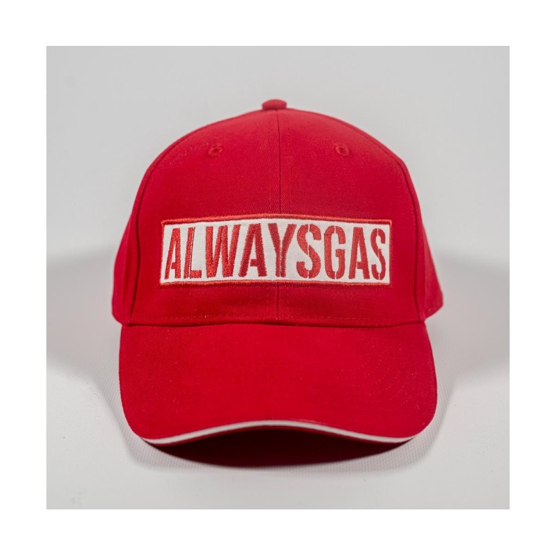 Gorra AlwaysGas Baseball Parche Roja