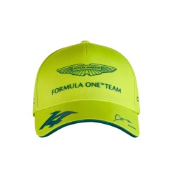 Gorra Aston Martin de Fernando Alonso en Verde Lima 2023