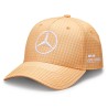 Gorra 2023 Mercedes AMG F1 en color melocotón de Lewis Hamilton