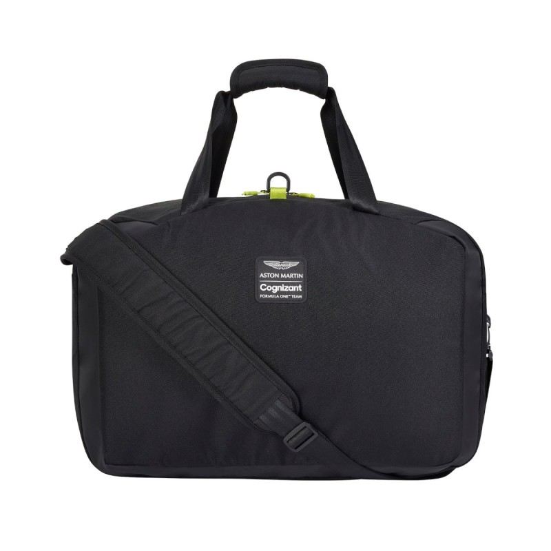 Bolso negro Aston Martin Cognizant F1 Official Team