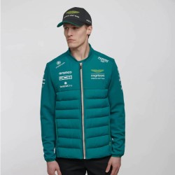 Chaqueta Híbrida Del Equipo Aston Martin Cognizant F1 2023 Para Hombre - Verde