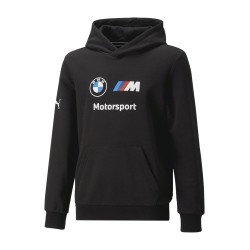 Sudadera con capucha BMW ESS para niños negra