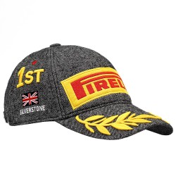 Gorra Pirelli podium cap edición especial GP Silverstone 2024