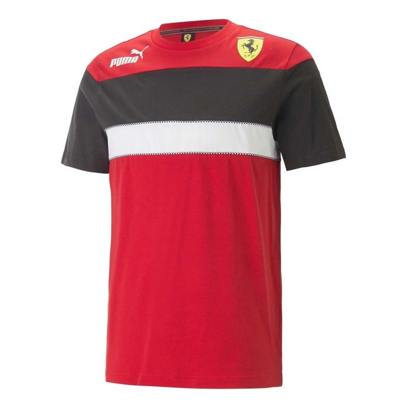 Camiseta Ferrari Race SDS para hombre roja