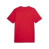 Camiseta Ferrari Race Big Shield para hombre tonal roja