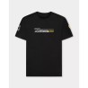 Camiseta Ferrari Hypercar impresa 2 orgánica para hombre negra