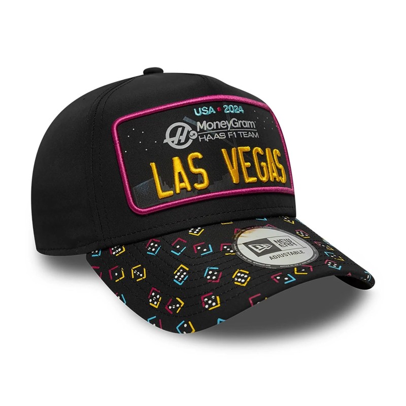 Gorra Haas F1 Vegas eframe negra