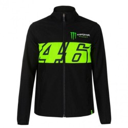 VR46 hombre dual softshell negro