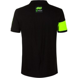 VR46 hombre dual polo negro