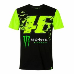 VR46 camiseta hombre monza negra