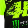 VR46 camiseta hombre monza negra