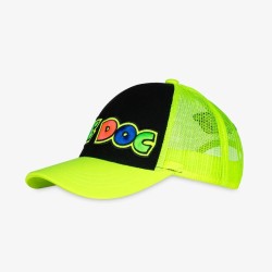 VR46 niños the doc gorra amarillo fluor