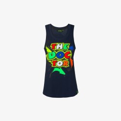 VR46 mujer street art tank top blue